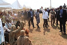Attiégouakro: Liesse populaire et spectaculaire à Alassane Ouattatra